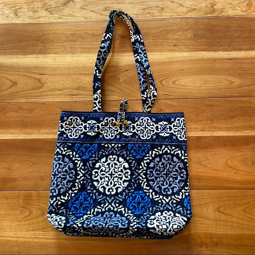 Vera Bradley Canterberry Cobalt Tote Bag
